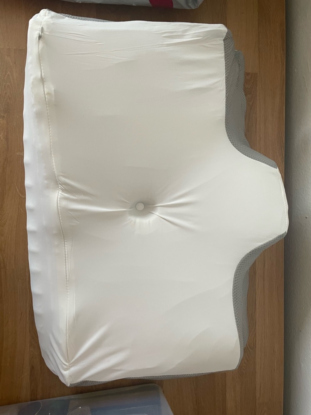 Target Memory Foam Pillow in White and Gray